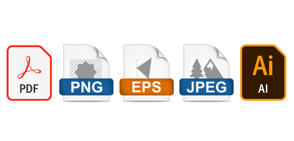 PDF, PNG, EPS, JPEG, Ai