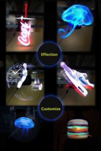 5D Hologram Advertising Projector HD Video