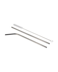 Set with 2 Metal Straws