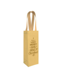 Glitter Laminated Bottle Bag