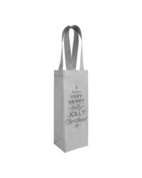 Glitter Laminated Bottle Bag