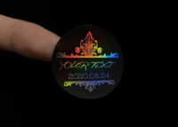Holographic Packaging Stickers